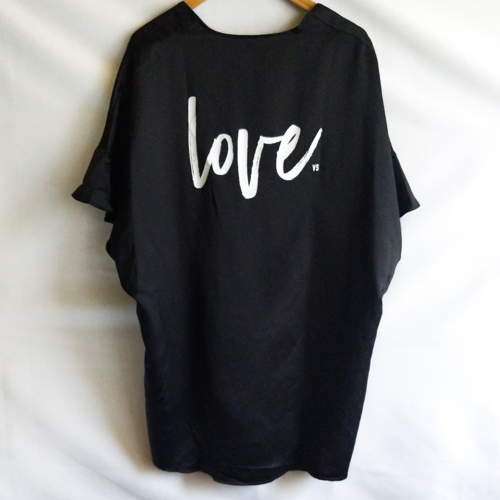 Victoria's Secret Love black kimono